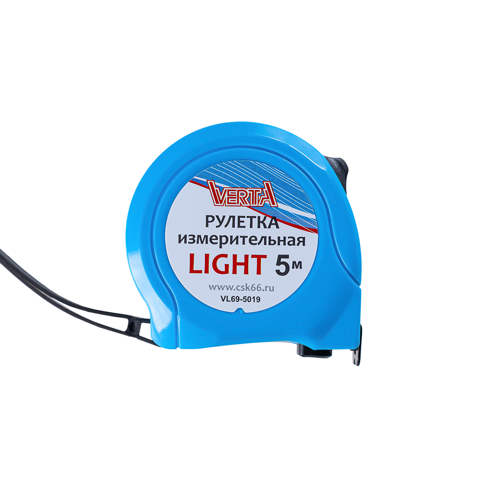 Рулетка 5мх19мм LIGHT VERTA
