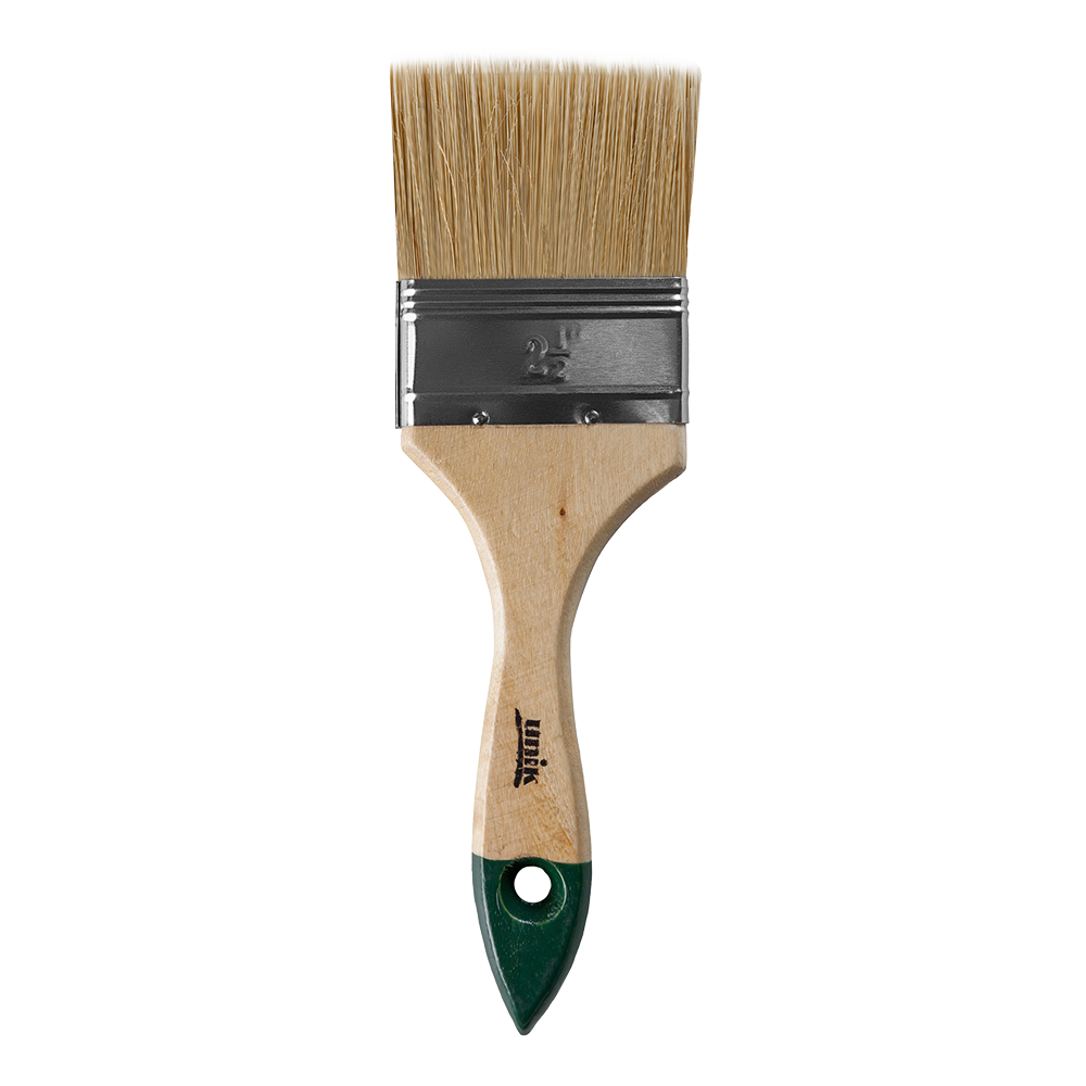 Кисть плоская 2.5" натуральная щетина NATURA UNIK
