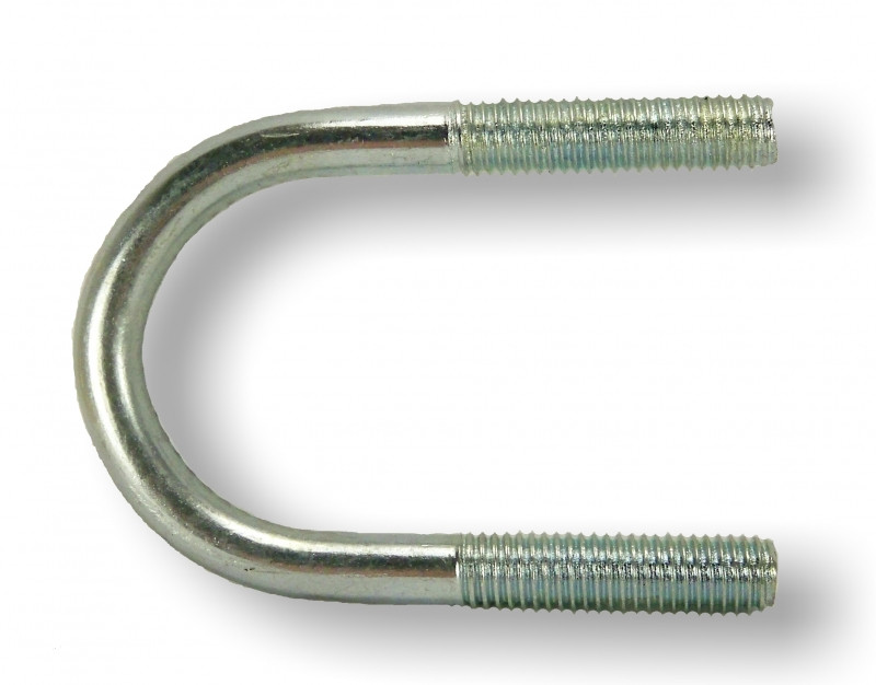 Скоба U-образная М10 2 1/2" (max 78мм) цинк