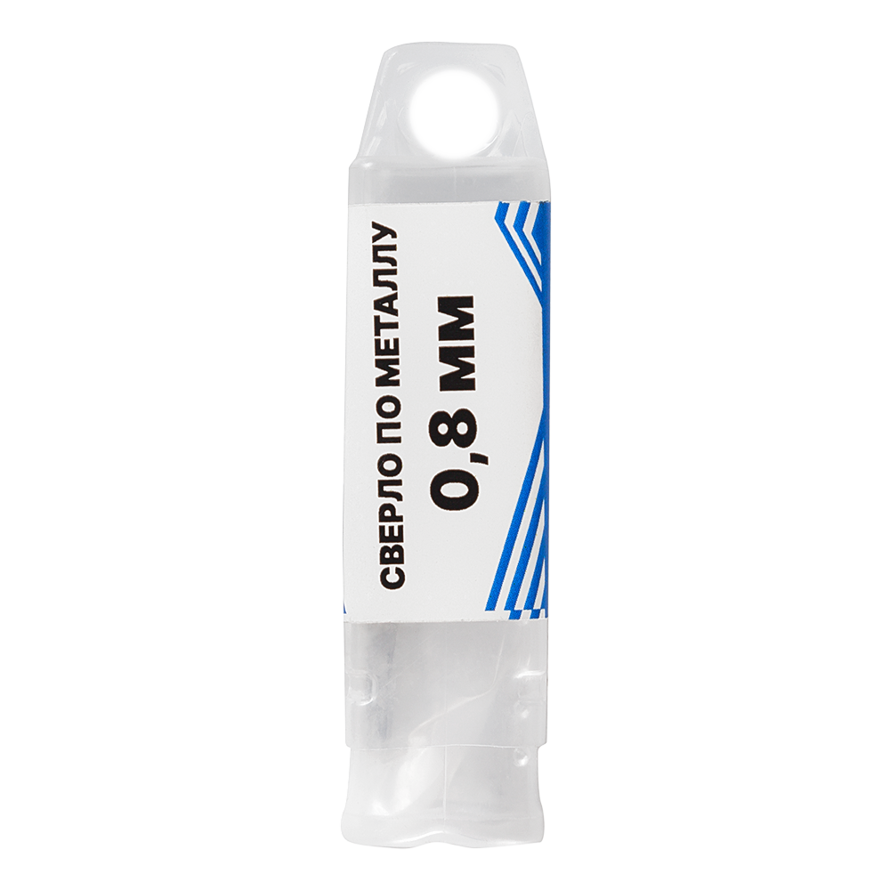 Сверло по металлу с цилиндрическим хвостовиком 0,8мм (10шт) VERTA