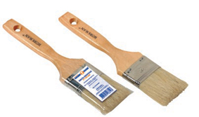Кисть плоская 1" светлая щетина Эксперт WORKMAN