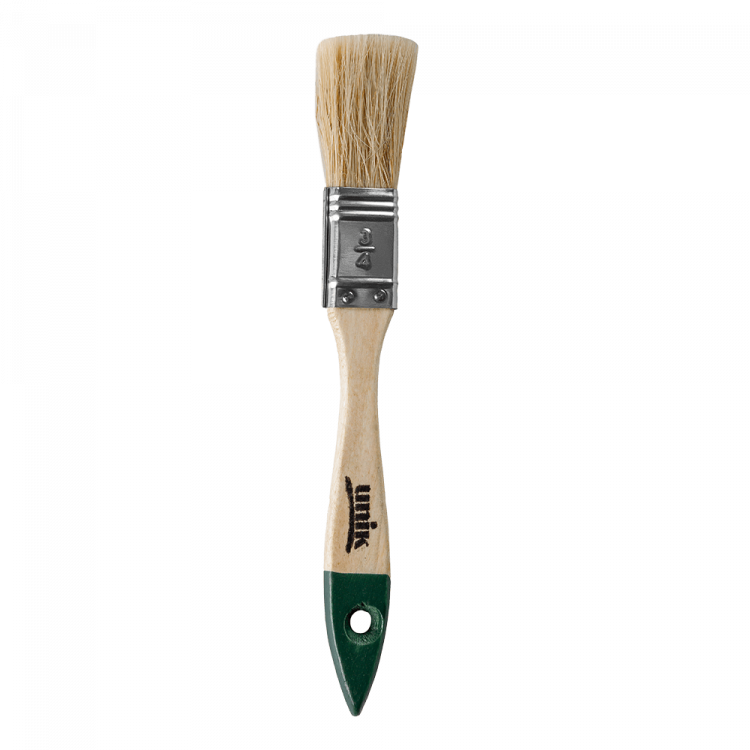 Кисть плоская 3/4" натуральная щетина NATURA UNIK
