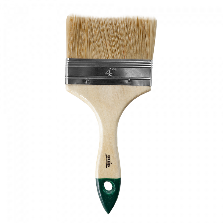 Кисть плоская 4" натуральная щетина NATURA UNIK